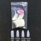 500pcs Coffin Fake False Nail Tips Long Square French Natural Transparent