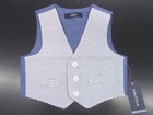Infant Boys Nautica  50 4pc Red   Blue Vest Suit W  Shorts Size 3 6m - 24m