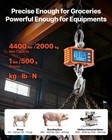 Vevor Digital Crane Scale 4400 Lbs 2000 Kg Heavy Duty Industrial Hanging Scale