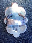 Native American Sterling Silver Turquoise Ring Signed Ea Antique Vtg Size 5