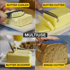 1pc Butter Blade Cheese Knife Stainless Steel Butter Knife Butter Spreader Knife