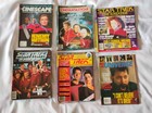Star Trek Lot - Vintage Magazines stickers posters candid Con Photos post Cards