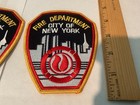 Fire Department City Of New York Collectable Patches 2 Full Size Pieces New