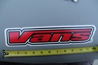 Vans Skateboard Shoes Red White 90 s Big Original Vintage Skateboarding Sticker