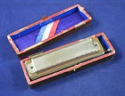 Antique Old German Hohner Super Chromonica Harmonica Model 260 1 2 1930s