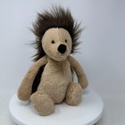 Jellycat Bashful Hedgehog Plush Stuffed Animal Brown Shaggy Medium Cuddle Toy 9 