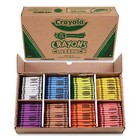 Classpack Regular Crayons  8 Assorted Colors  800 Count Bulk Box For Schools