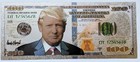 Trump 100 Hundred Dollar Bill Funny Money Novelty Currency Silver Foil Note
