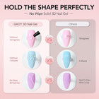 2pcs 3d Nail Gel Clear Sculpting Gel For Carving Molding   Painting Nail Art D