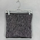Ivivva Snow Salutation Reversible Knit And Sherpa Scarf Black Purple Girl O s