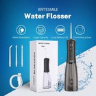 Cordless Water Flosser 350ml Oral Irrigator - Ipx7  4 Nozzles  Travel   Home