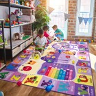 B Benron Kids Rugs For Playroom Bedroom Classroom Nursery  Non-slip And Washable