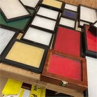 20 Riker Mount Tabletop Display Cases From 4 5 16   x3 5 16    To 16 5 16   x12 5 16 