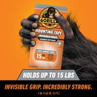 Gorilla Invisible Hold Mounting Tape  1  X 60   pack Of 1   60  Inches  Clear