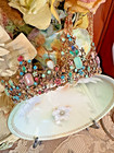 Crystal Queen Crown For Women Rhinestone Wedding Tiara Princess Crowns Colorful