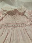 Polly Flinders Vintage Hand Smocked Dress Pink 12 Months Nos Brand New No Tags 