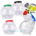 4 Ice Ball Maker Mold - Silicone Flip Mini Round 2inch Sphere Cube For Whiskey