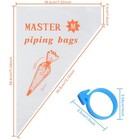 Labota Piping Bags Disposable 200pcs 12 Inch Pastry Bags icing Bags  For Cake   