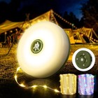2x Portable Camping Lights 4 In 1 String Usb Rechargeable Waterproof Tent Lamps