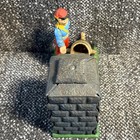 Vintage Book Of Knowledge Artillery Cast Iron Mechanical Coin Bank Working Repro
