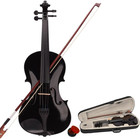 4 4 Acoustic Violin Case Bow Rosin 4 4 Full Size Set  Solid Wood Fiddle For A   