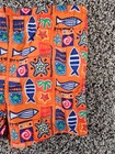 Vintage Gymboree Retro 90s Colorful Swim Trunk Baby Shorts Rainbow Tag S Orange