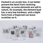 10mm Metal Cube 99 9  Pure Periodic Table Element Engraved Density Collection