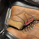 Men s Durashocks Slip Resistant 6  Work Boot Size 7 M New Canyon Brown Steel Toe