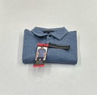 Banana Republic Men s Luxe Touch Performance Polo Shirt  Blue  Size M