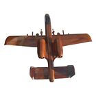 A10 Warthog Mahogany Wood Desktop Aircraft Model