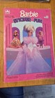 Vintage Barbie Activity Book Lot - 1990 Paint W  Water   1991 Sticker Fun Gold  