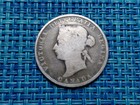          Canada  25 Cents  1872 H  Km-5  0 925  Silver Coin 111425-22