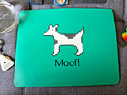 Rare Vintage Apple Clarus Dogcow    moof     Mousepad Wwdc Dts Developer Programs