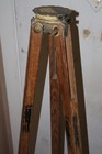 Vtg  Dietzgen Wooden Surveying Transit Level 3 1 2   8 Thread Tripod Free Ship