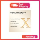 1 Pack Official Greek Wooden Letters For Crafts  Chi - 3  Classic Font Single La