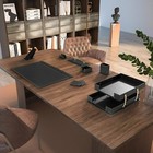 Classic Desk Organizer - Desk Accessories - Leather Desk Organizer Set-12 Pcs