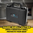 Casematix Pistol Case Holds 3 Handguns And 9 Magazine Storage - Handgun Case