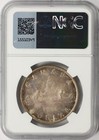 1954 Canada Silver Dollar  1 Ngc Ms62 Multi Color Toning