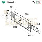 Facchinetti Heavy Duty Centre Roller Shutter Garage Door Lock Made In Italy 