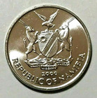 2000 Namibia 5 Cents Coin Horse Mackerel Fish Animal Ocean Wildlife