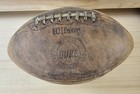Vintage  the Duke  Wilson 40 s-60 s Early Leather Football Aged Condition 