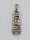 Wallace Silver Golden Aegean Weave Pendant Sterling Silver Pendant