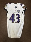 Raheem Mostert Baltimore Ravens Game Worn Game Used Rookie Jersey 