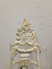 2 Antique Vintage Painted Cast Iron Book Easel Stand Bible Music Holder Tabletop