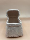 Vintage Napco Baby Planter -pink Bassinet Nursery Decor It   s A Girl Gift Pottery