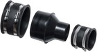 Powertec 4  To 2-1 2  Hose Cone Reducer With 2 Dust Control Flex Cuffs  70350 