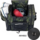 Grandup Bowling Ball Bag For Single Ball - Black Bowling Accessories Ball Tote