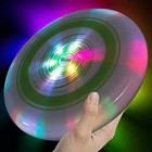 Light Up Flying Disc - Led Frisbee  Glow In The Dark  Easy To Use  Ideal