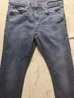 Levi s Jeans Mens 34 X 32  actual  Blue Slim Fit Premium Denim Dark Wash Skinny