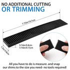 Hnmzds Composite Shims 7 75  Plastic Wedges  8 Pack  - Extreme Load Black